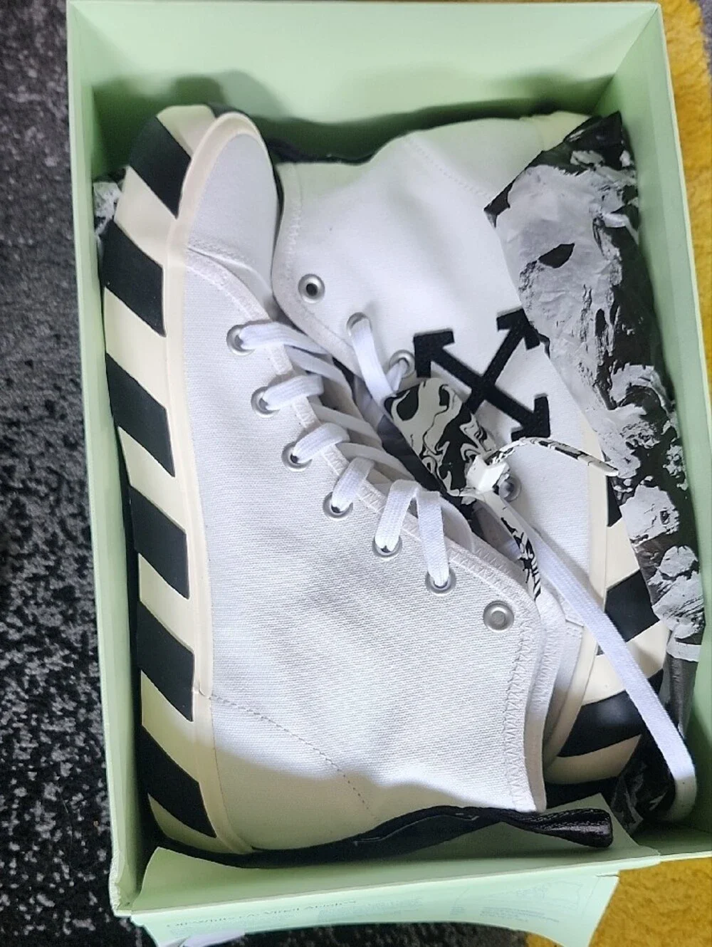 Off-White White High-Top Sneakers